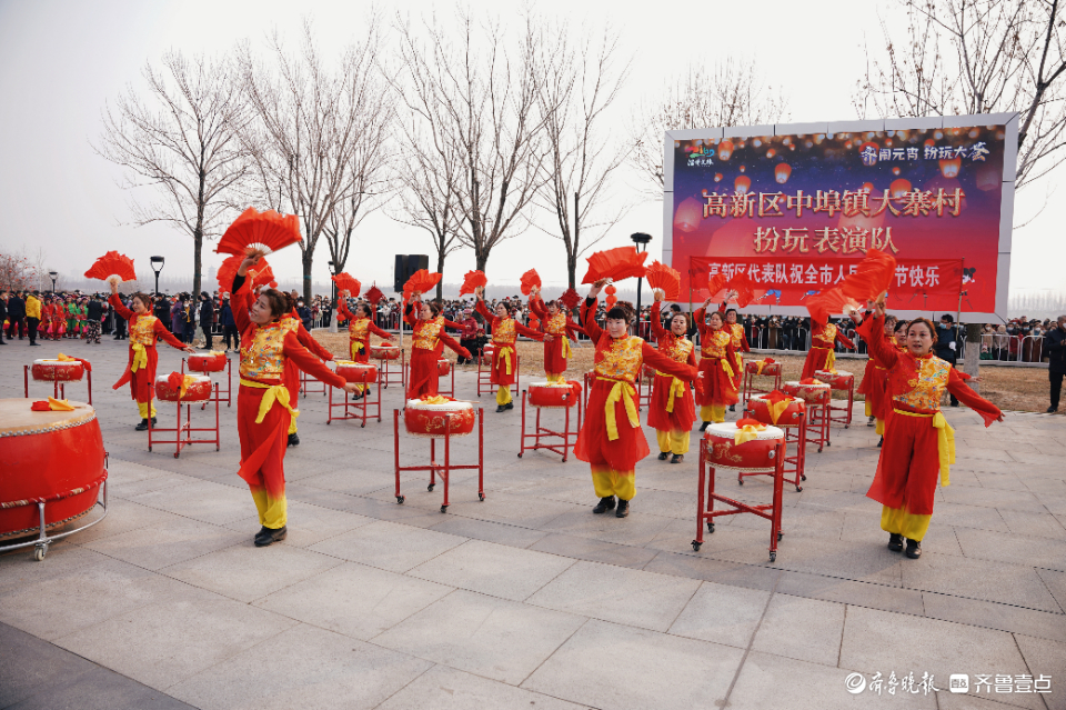 壹点图集丨“齐”闹元宵，扮玩大“荟”！淄博多区县民俗表演PK