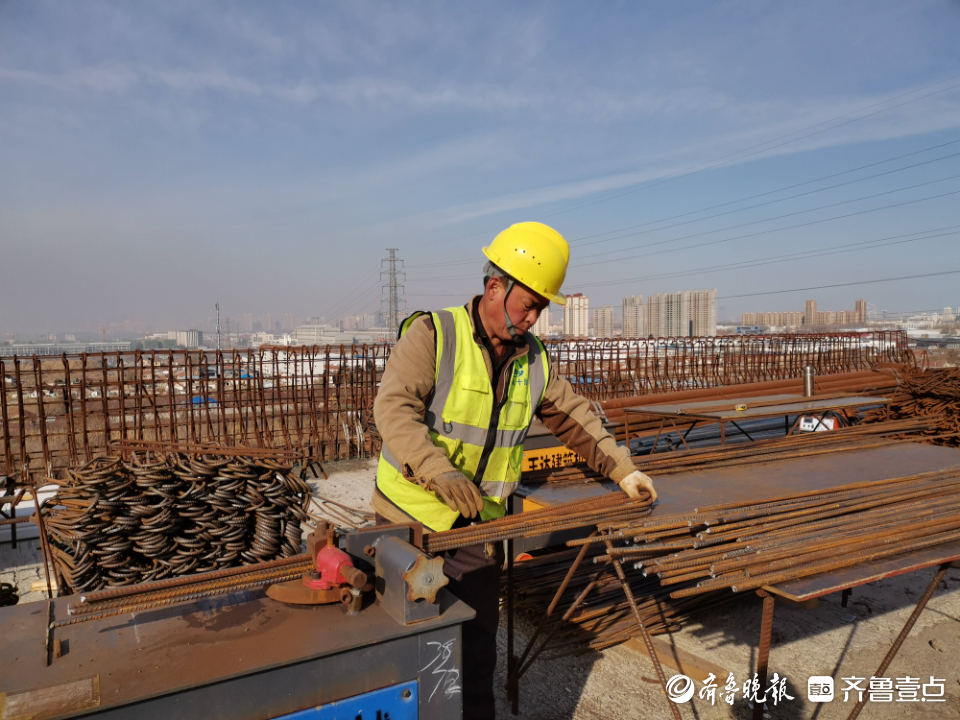 全线主线桥工程量已完成90%以上！烟台德润快速路火热施工中