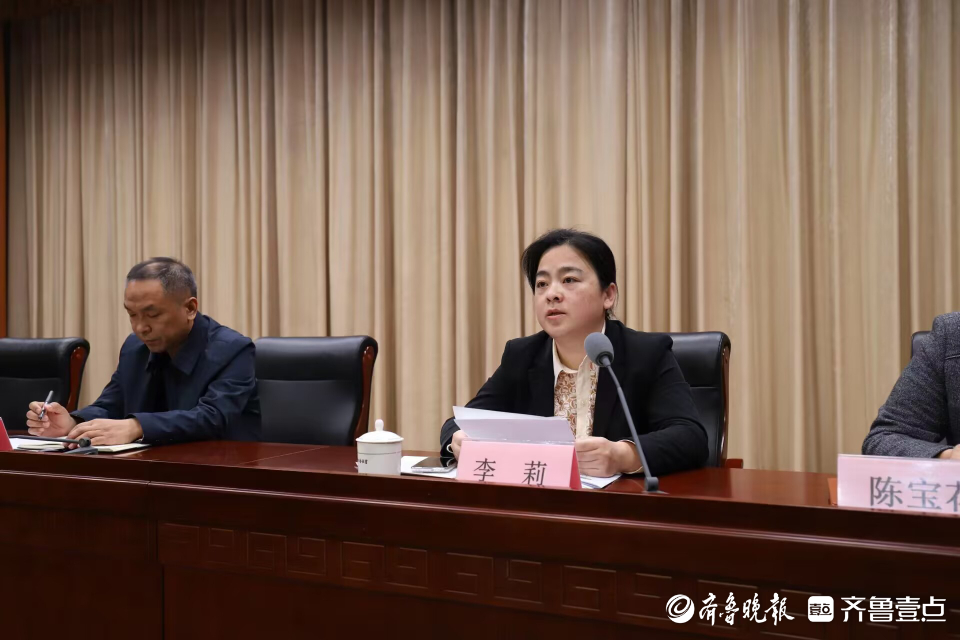 无棣县政府副县长李莉,县政府办公室副主任王彬,县卫健局党组书记