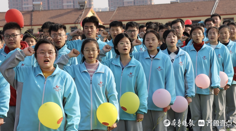 枣庄十五中北校举行2023年中考百日誓师大会