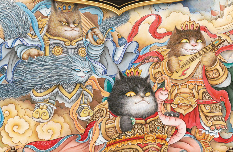 "八仙九猫"的作者们是一群有理想,有追求,对中国传统文化怀有热忱之心