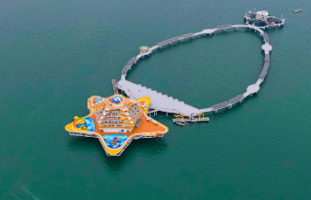 受大风天气影响，烟台山海海洋之星景区关闭