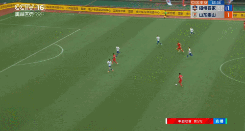 8分钟连失两球！陈哲超世界波反超，山东泰山暂1:2梅州客家