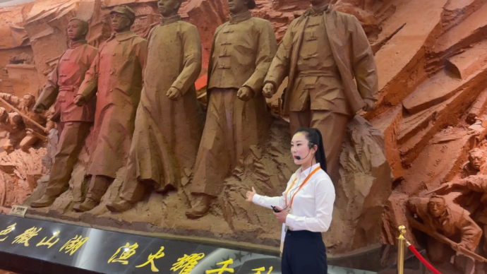 果然视频丨导游讲解哪家强，来微山岛铁道游击队纪念馆赛一赛
