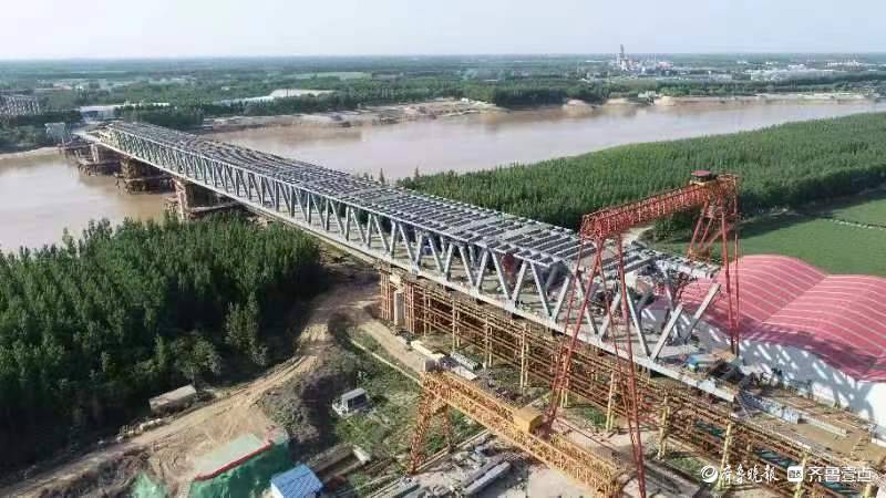 力争今年建成,聊泰铁路黄河公铁桥及公路连接线工程最新进展来了