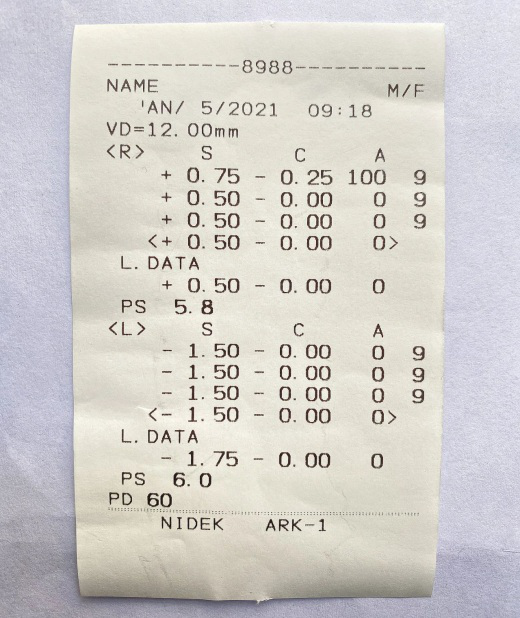 电脑验光单,家长朋友们,您会看吗?