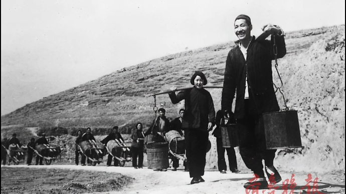 挚爱老泰城丨肥城仪阳公社罗山崖大队成为抗旱夺丰收的一面旗帜