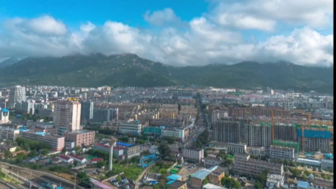 飞越泰安·航拍泰山丨夜雨过后，碧空如洗，风卷云舒