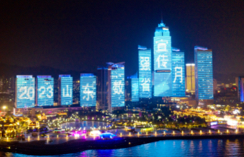 氛围拉满，太出圈啦！山东16市点亮地标，绽放“数字强省”魅力