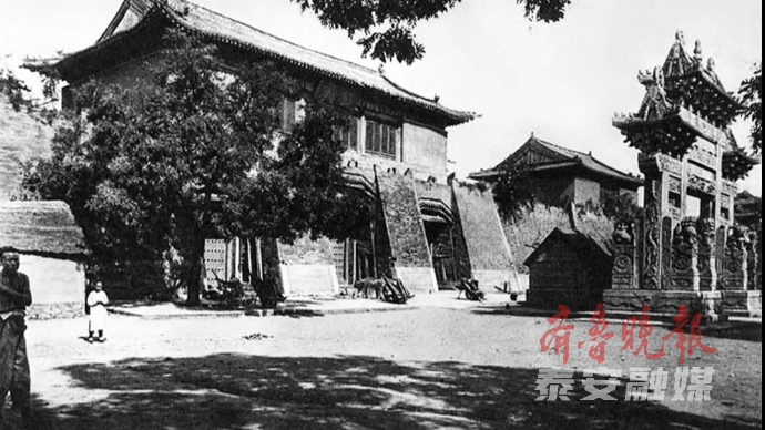 挚爱老泰城｜20世纪初，岱庙最早影像之一