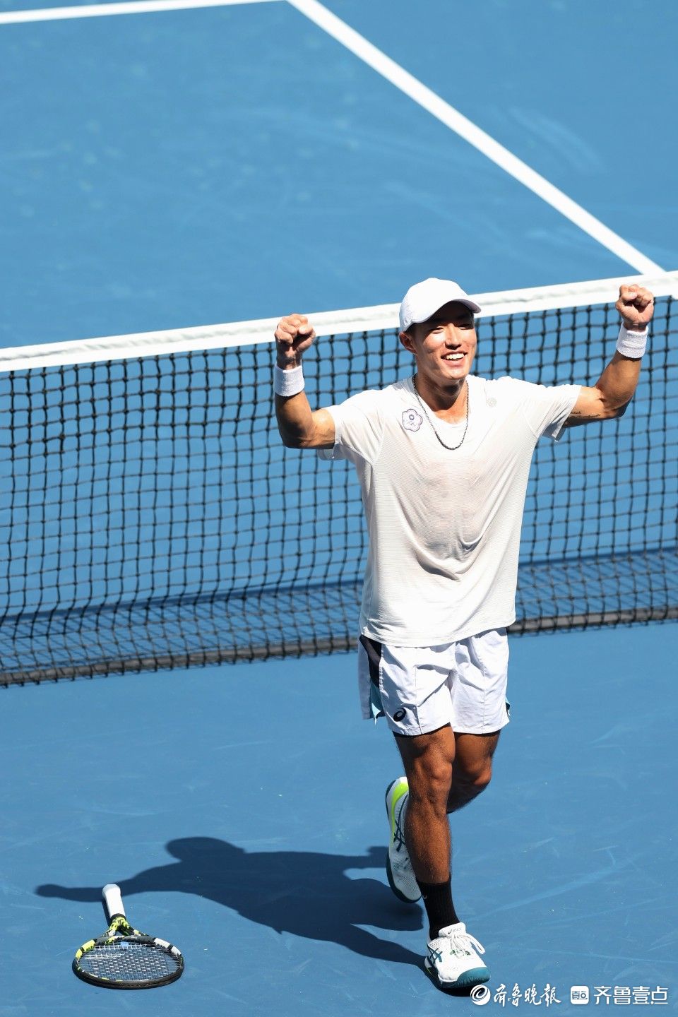 观潮|网球男双决赛,中国台北组合2:0击败印度夺金