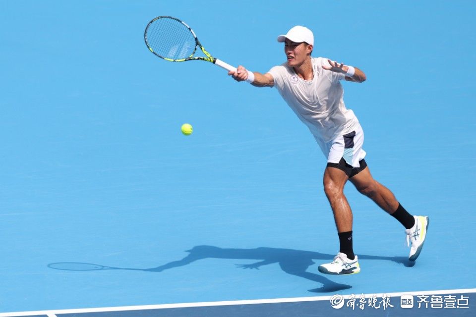 观潮|网球男双决赛,中国台北组合2:0击败印度夺金