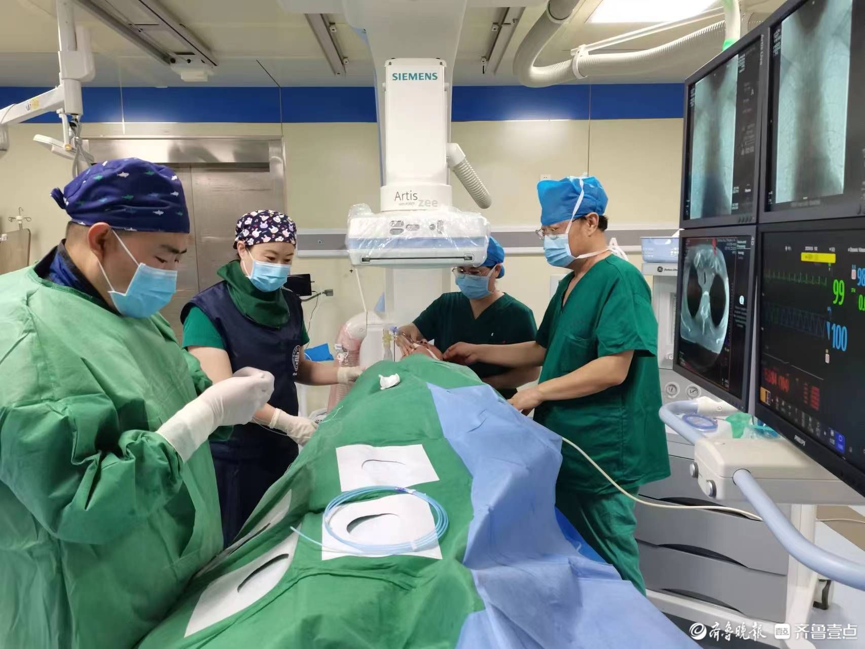 德州市第二人民医院：介入气管支架助气道重度狭窄老人自由呼吸