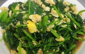 关爱女性健康·膳食作品展示|菠菜炒鸡蛋