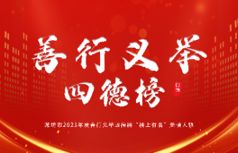 潍坊市2023年度善行义举四德榜“榜上有名”先模人物公布