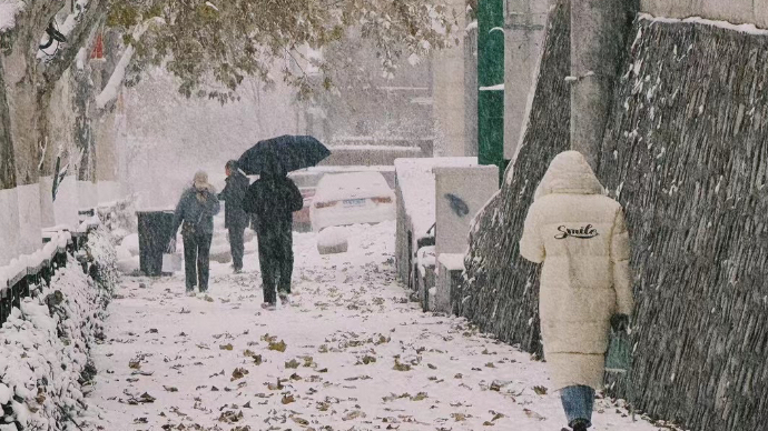 果然视频｜济南加入“雪圈”群聊，朋友圈开启晒雪景模式