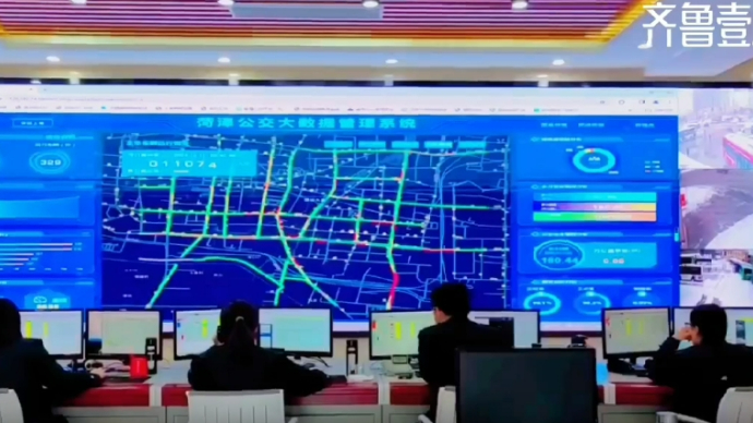 雨雪来临，菏泽公交集团42条公交线路运行，7条公交线路停运