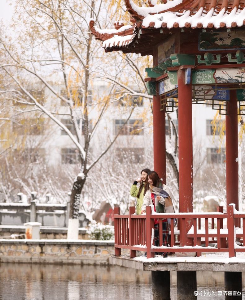 来了！山服学子专属冬雪图上新