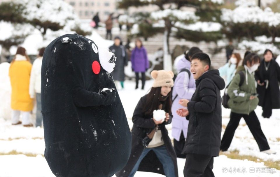 来了！山服学子专属冬雪图上新