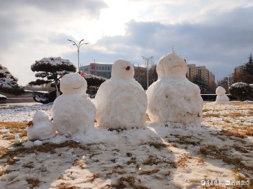 来了！山服学子专属冬雪图上新