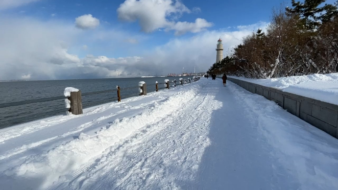 果然视频 | 入眼皆景！雪后初霁的威海美翻了！