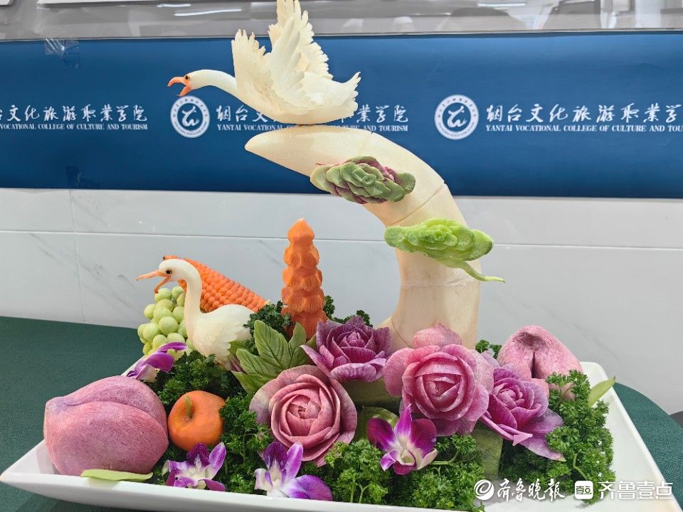 图集|技艺与创意共舞，烟台文化旅游职业学院师生共献舌尖盛宴