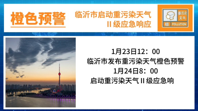 果然视频丨橙色预警！临沂市启动重污染天气Ⅱ级应急响应