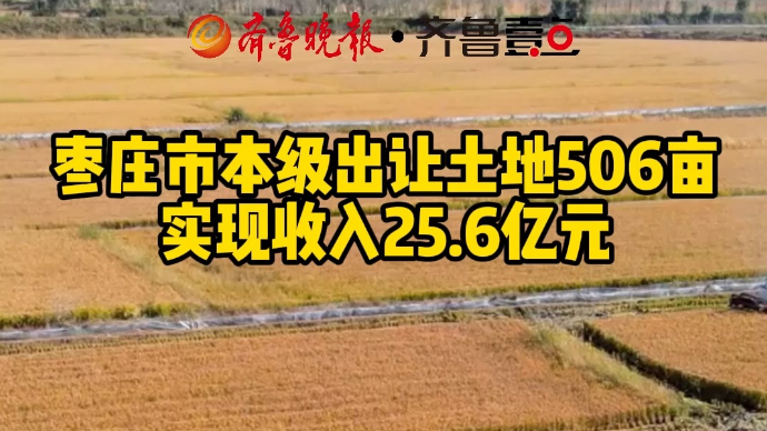 枣庄市本级出让土地506亩实现收入25.6亿元