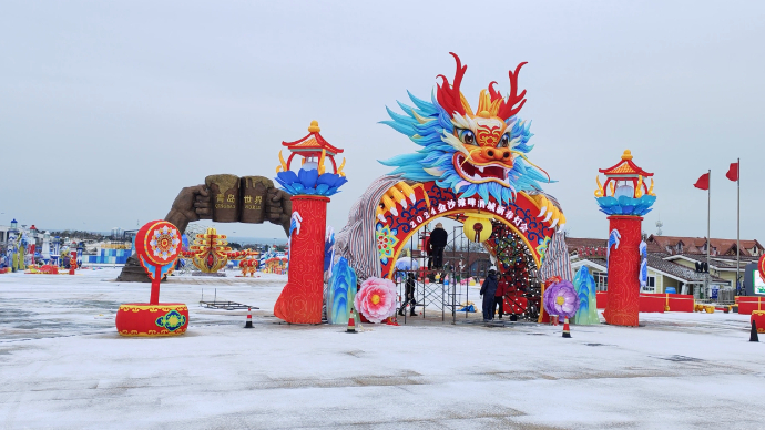 果然视频｜美“呆”了！青岛西海岸新年首场“像样”的雪