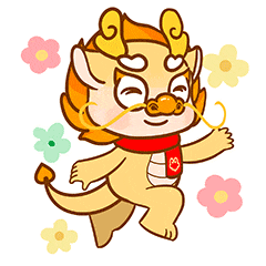 这套"金龙送福贺新年"表情包已经正式上线微信扫描识别二维码即可下载