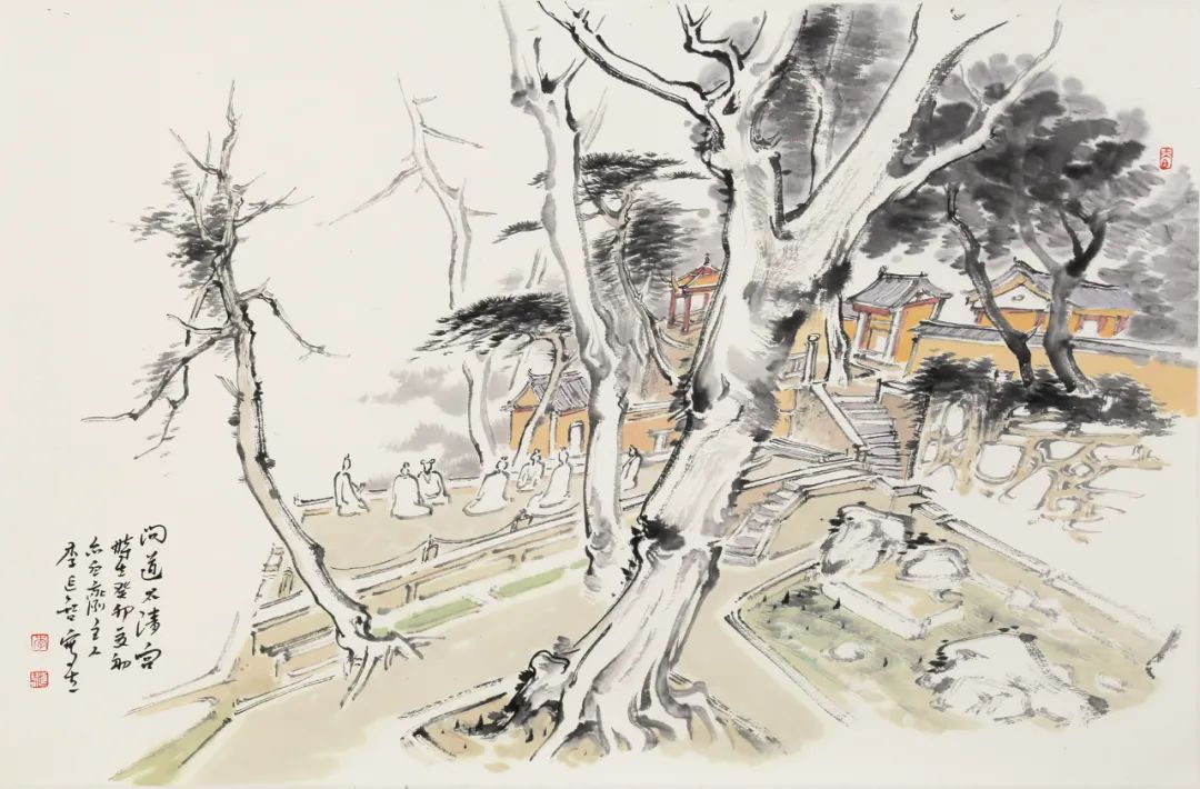 展讯新岁展庆青岛画院迎新春书画小品雅集