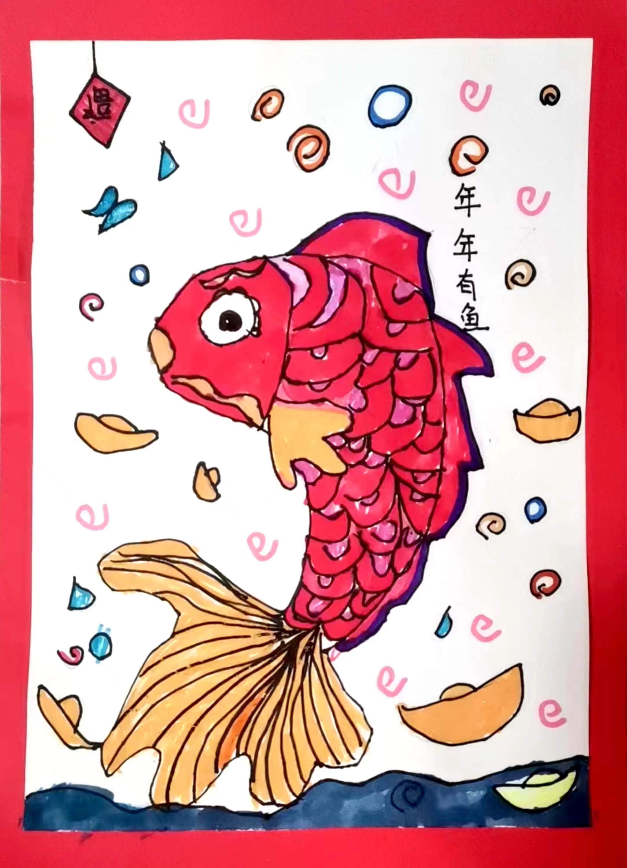 宝贝眼中的年味儿｜备年货、挂灯笼、画龙……一起来感受新春气氛