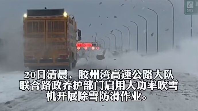 果然视频丨斗风雪保民安，他们用坚守绘制雪天最美“警”色