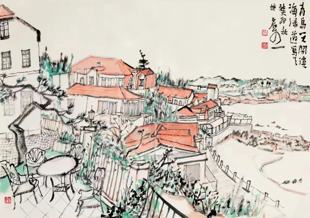 展讯新岁展庆青岛画院迎新春书画小品雅集