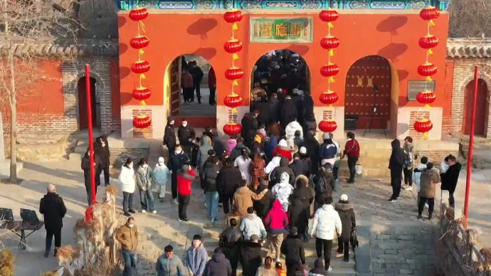 果然视频|2.3万余人次进岛！烟台长岛庙会锣鼓喧天庆元宵