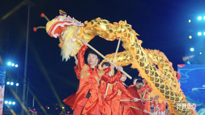 2024春节山东乡村文化旅游节成武县全民武术健身展演精彩上演