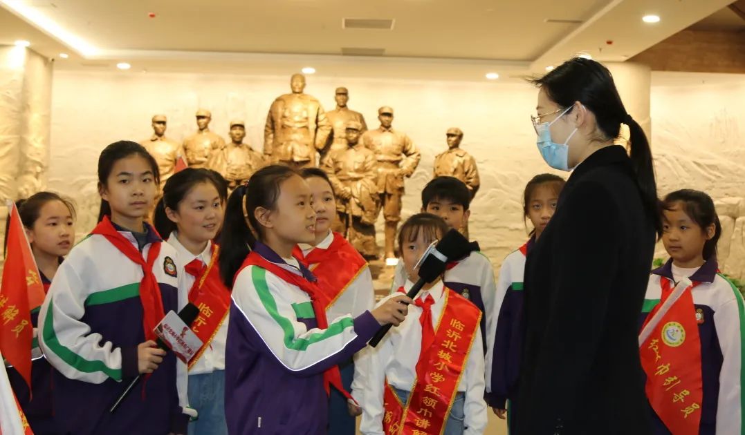 新春走基层临沂北城小学红色行动让红色基因代代传承