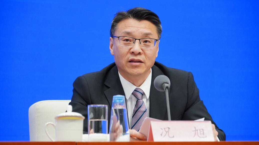 市场监管总局执法稽查局局长况旭 澎湃新闻记者 周頔 摄4月9日