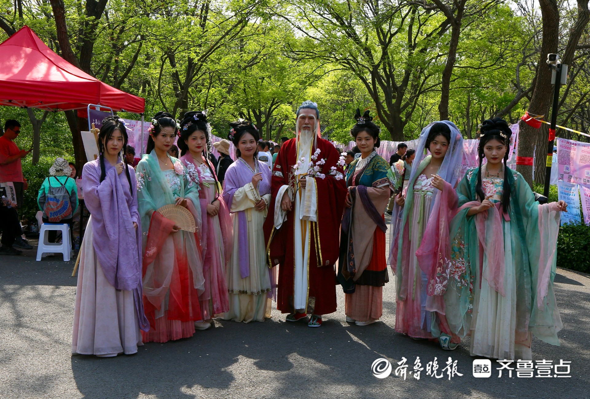 七仙女喊你来千佛山相亲大会啦古装巡游带你感受中式浪漫