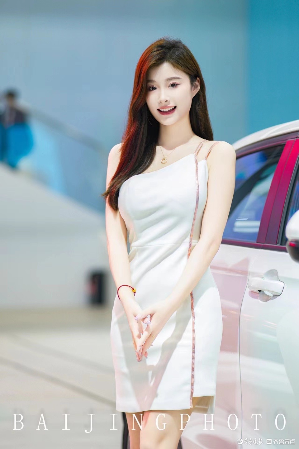 悦驾乐拍 | 广汽展台车模，温婉可人