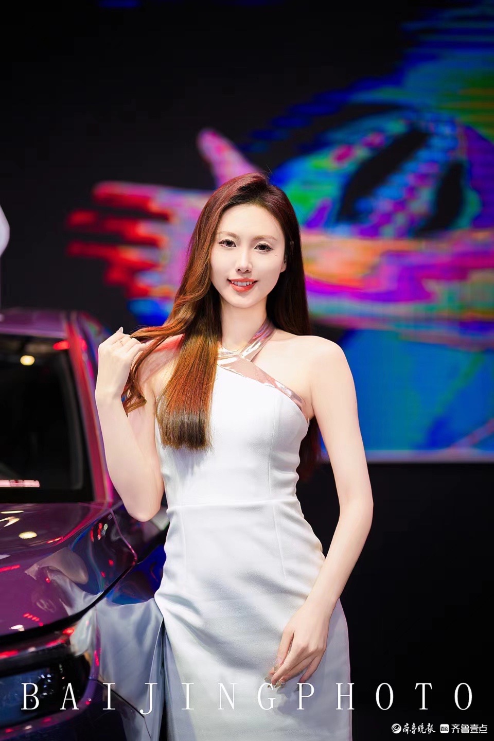 悦驾乐拍 | 广汽展台车模，温婉可人