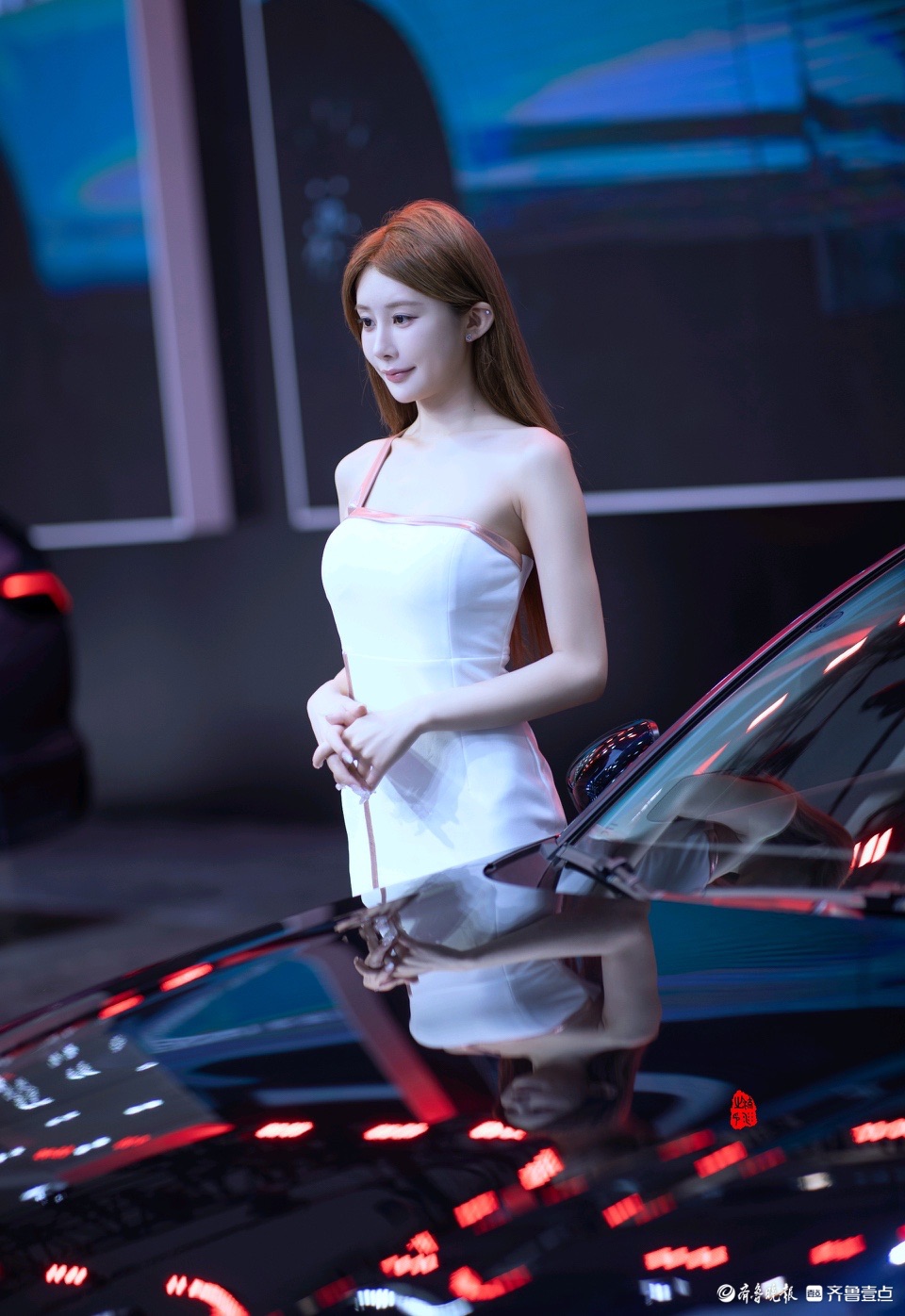 情报员拍客团|甜美大方,帅气阳光！齐鲁国际车展，车模现场助力