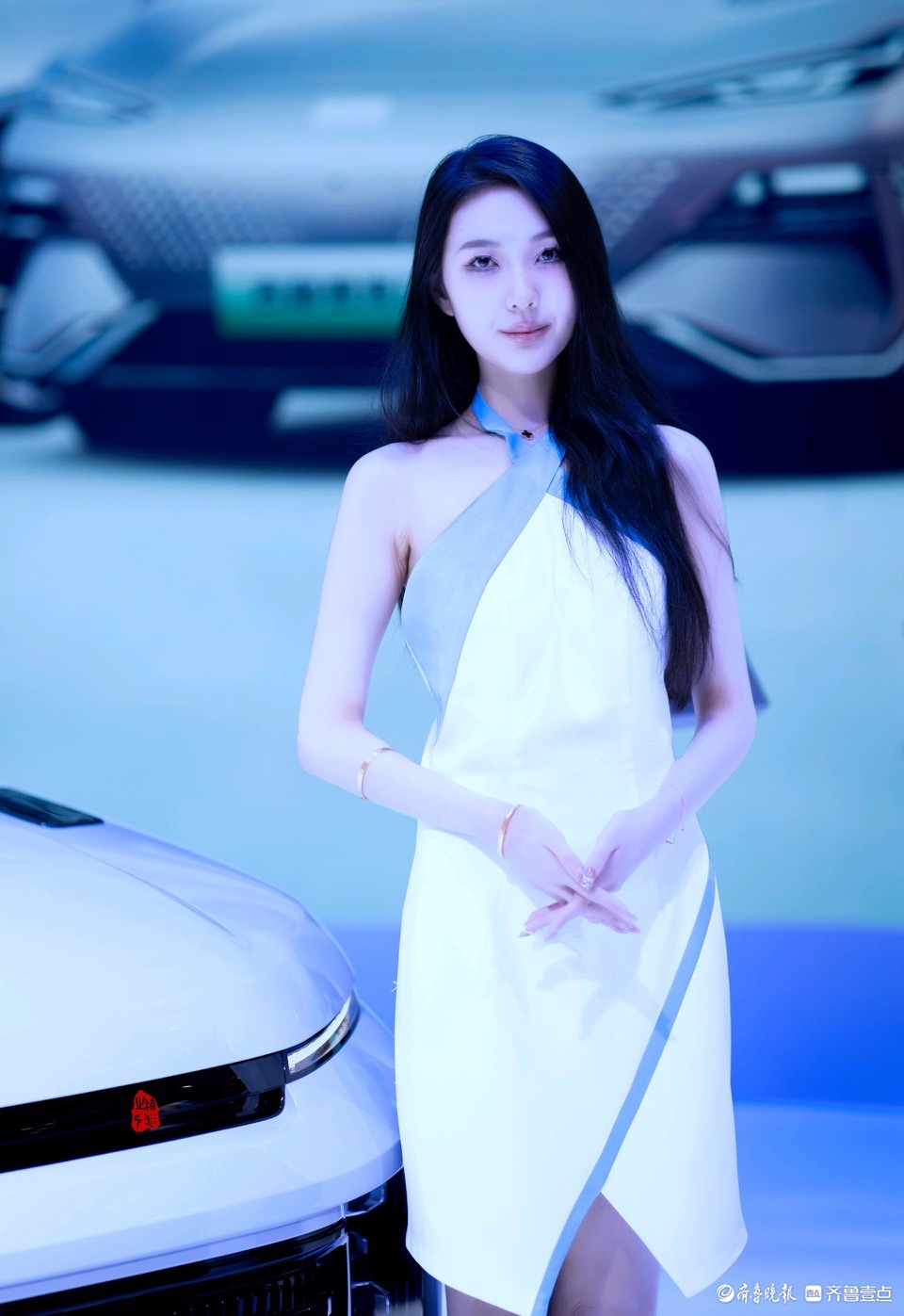 情报员拍客团|甜美大方,帅气阳光！齐鲁国际车展，车模现场助力