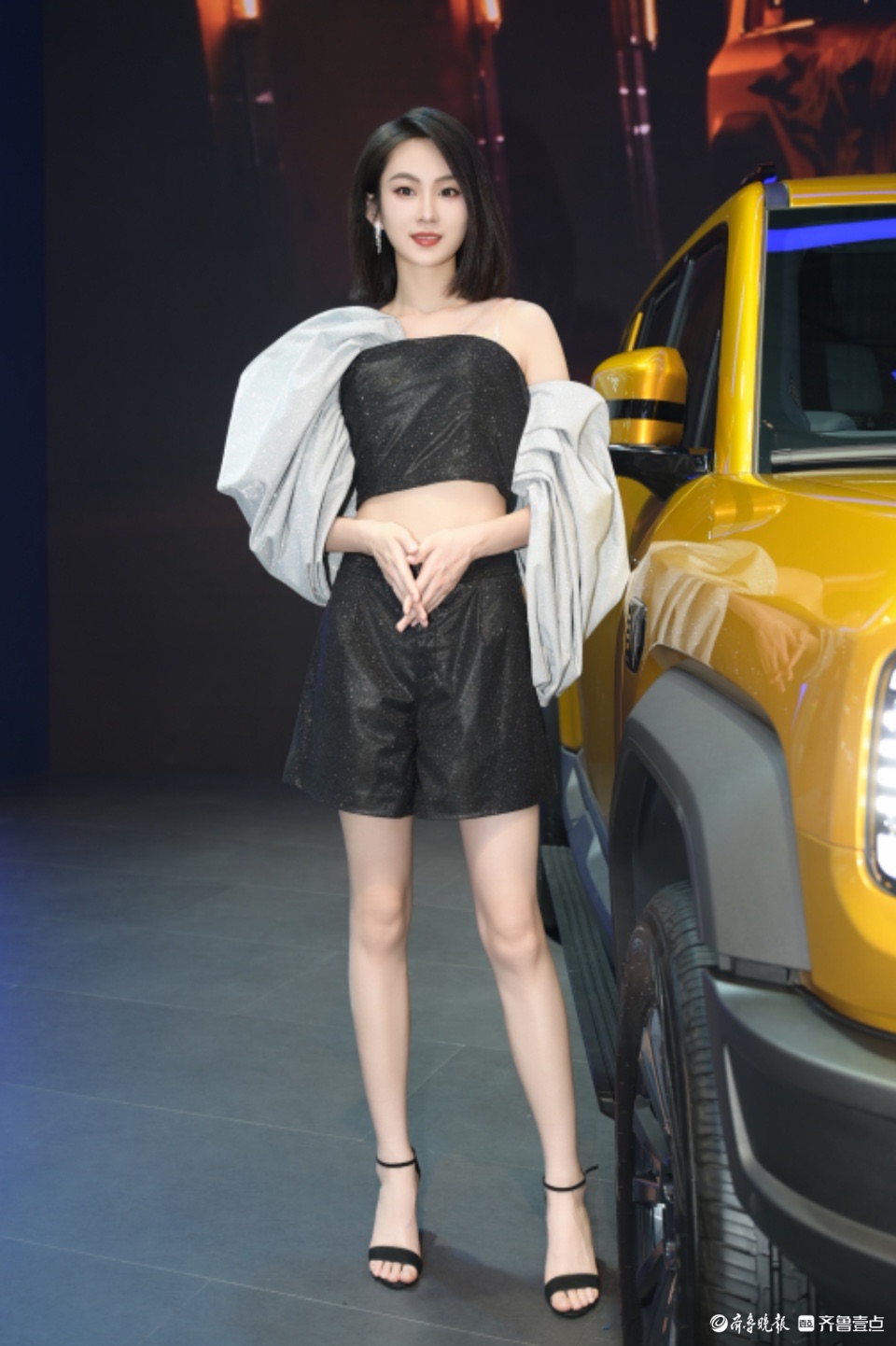 悦驾乐拍|齐鲁国际车展上的靓丽车模