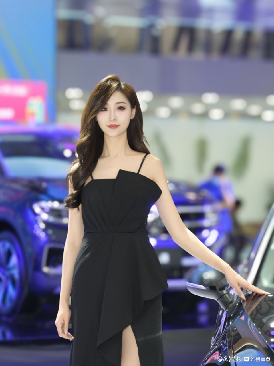 悦驾乐拍|齐鲁国际车展上的靓丽车模