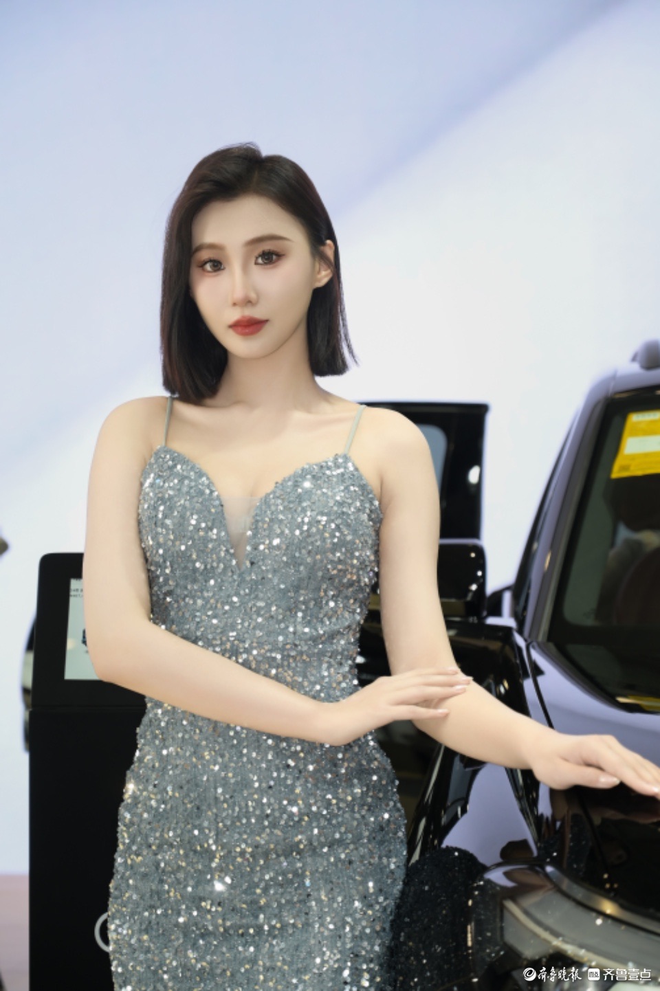 悦驾乐拍|齐鲁国际车展上的靓丽车模