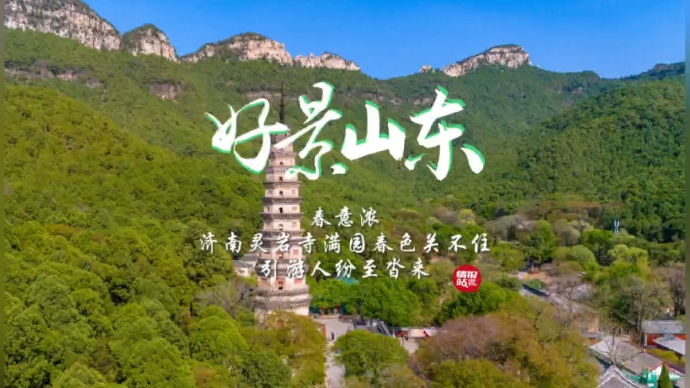 果然视频·好景山东|春已至，繁花锦！济南灵岩寺满园春色关不住