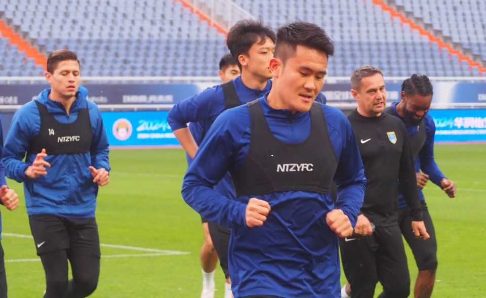 南通支云队抵达济南训练，数名外援身体强壮