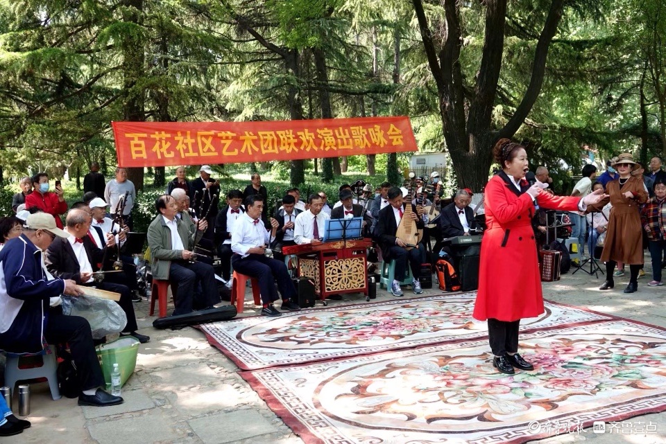 最美身影 | 百花社区艺术团为游人献上精彩节目