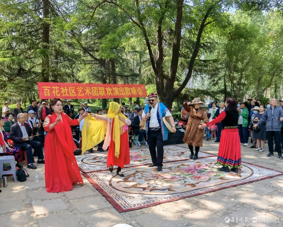 最美身影 | 百花社区艺术团为游人献上精彩节目
